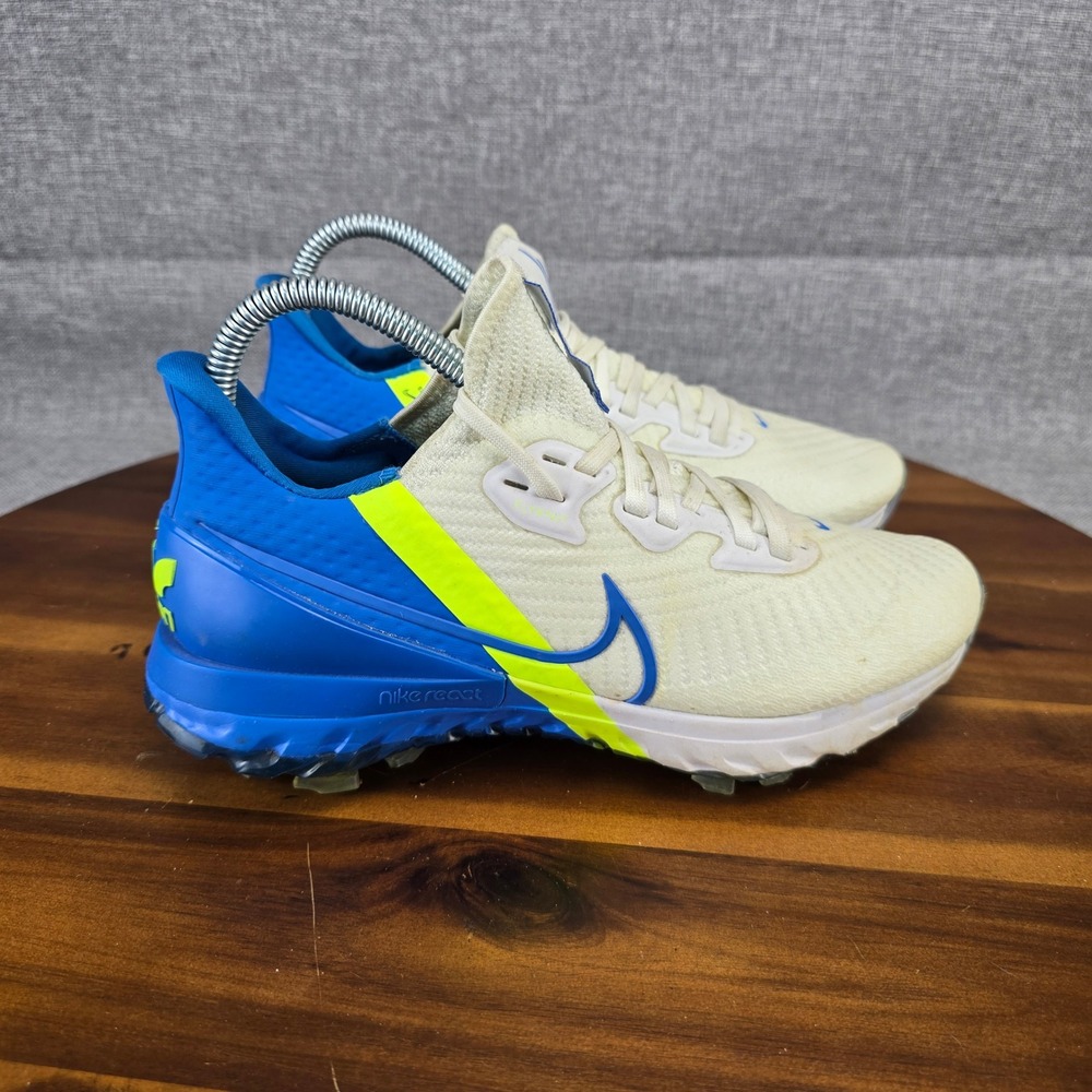 Nike Air Zoom Infinity Tour Golf Shoes Sail Blue Volt CT0540-102 Mens 5.5 / W 7